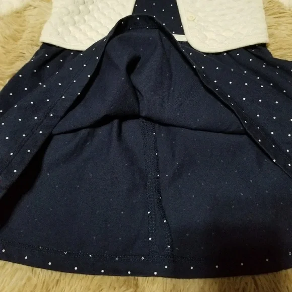 Nautica Baby Girl's Polka Dot Dress - Picture 7 of 8